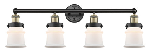 Edison Four Light Bath Vanity in Black Antique Brass (405|616-4W-BAB-G181S)