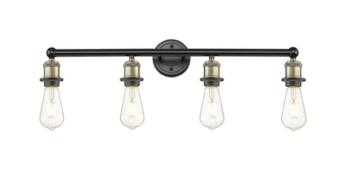 Edison Four Light Bath Vanity in Black Antique Brass (405|616-4W-BAB)