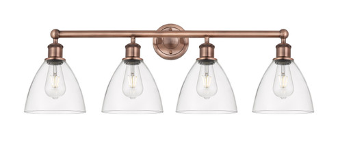 Edison Four Light Bath Vanity in Antique Copper (405|616-4W-AC-GBD-752)