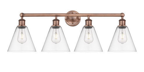 Edison Four Light Bath Vanity in Antique Copper (405|616-4W-AC-GBC-82)
