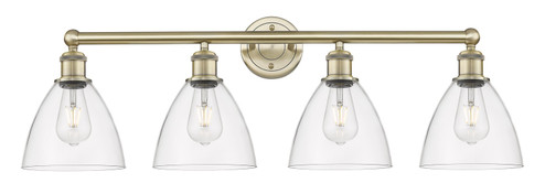 Edison Four Light Bath Vanity in Antique Brass (405|616-4W-AB-GBD-752)