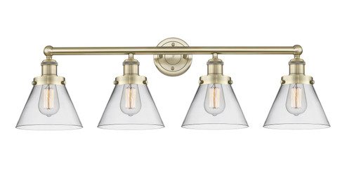 Edison Four Light Bath Vanity in Antique Brass (405|616-4W-AB-G42)