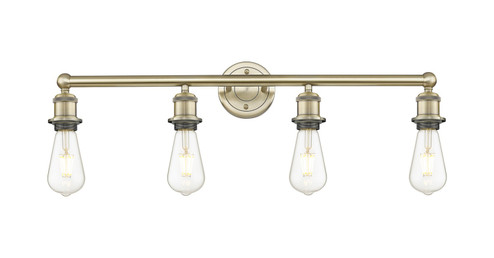 Edison Four Light Bath Vanity in Antique Brass (405|616-4W-AB)