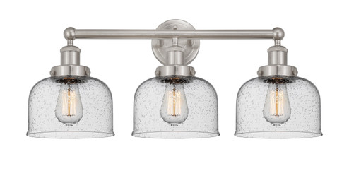 Edison Three Light Bath Vanity in Brushed Satin Nickel (405|616-3W-SN-G74)