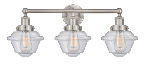 Edison Three Light Bath Vanity in Brushed Satin Nickel (405|616-3W-SN-G534)