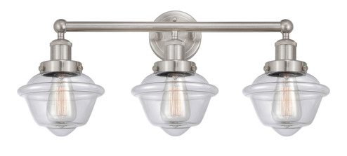 Edison Three Light Bath Vanity in Brushed Satin Nickel (405|616-3W-SN-G532)