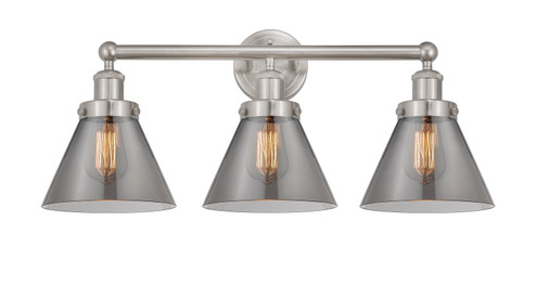 Edison Three Light Bath Vanity in Brushed Satin Nickel (405|616-3W-SN-G43)