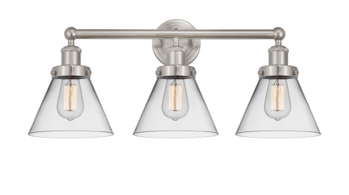 Edison Three Light Bath Vanity in Brushed Satin Nickel (405|616-3W-SN-G42)