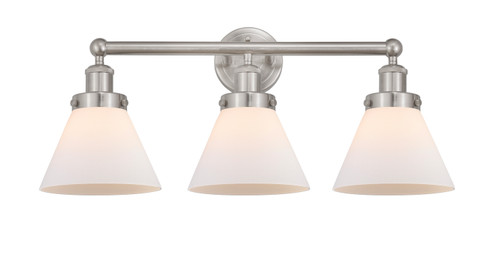 Edison Three Light Bath Vanity in Brushed Satin Nickel (405|616-3W-SN-G41)
