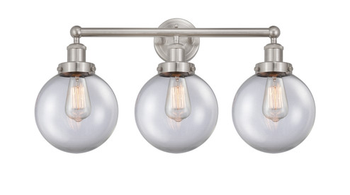 Edison Three Light Bath Vanity in Brushed Satin Nickel (405|616-3W-SN-G202-8)