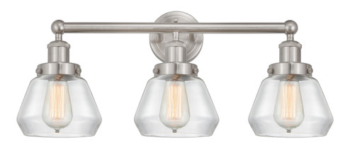 Edison Three Light Bath Vanity in Brushed Satin Nickel (405|616-3W-SN-G172)