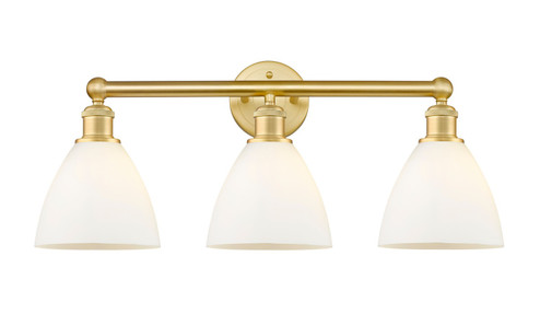 Edison Three Light Bath Vanity in Satin Gold (405|616-3W-SG-GBD-751)
