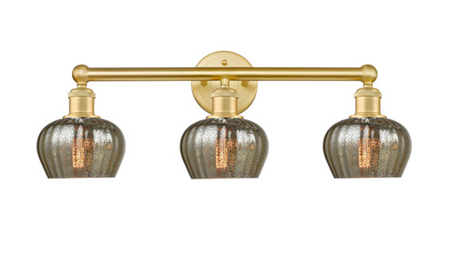 Edison Three Light Bath Vanity in Satin Gold (405|616-3W-SG-G96)