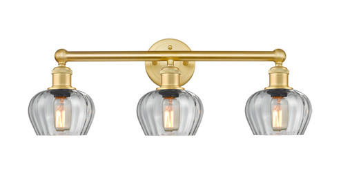Edison Three Light Bath Vanity in Satin Gold (405|616-3W-SG-G92)