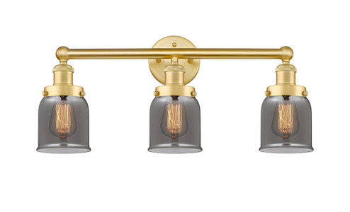 Edison Three Light Bath Vanity in Satin Gold (405|616-3W-SG-G53)