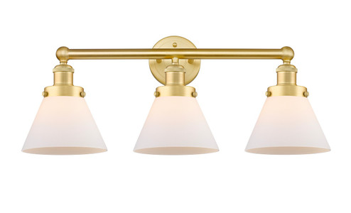 Edison Three Light Bath Vanity in Satin Gold (405|616-3W-SG-G41)