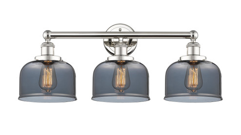 Edison Three Light Bath Vanity in Polished Nickel (405|616-3W-PN-G73)