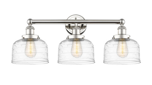Edison Three Light Bath Vanity in Polished Nickel (405|616-3W-PN-G713)