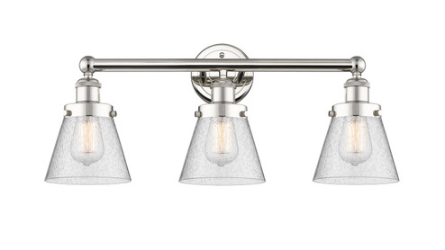 Edison Three Light Bath Vanity in Polished Nickel (405|616-3W-PN-G64)