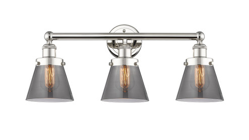 Edison Three Light Bath Vanity in Polished Nickel (405|616-3W-PN-G63)