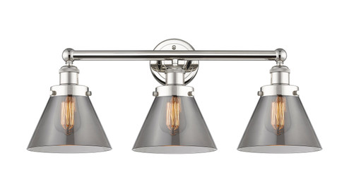 Edison Three Light Bath Vanity in Polished Nickel (405|616-3W-PN-G43)