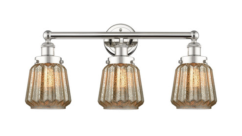 Edison Three Light Bath Vanity in Polished Nickel (405|616-3W-PN-G146)