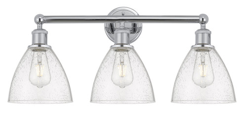 Edison Three Light Bath Vanity in Polished Chrome (405|616-3W-PC-GBD-754)