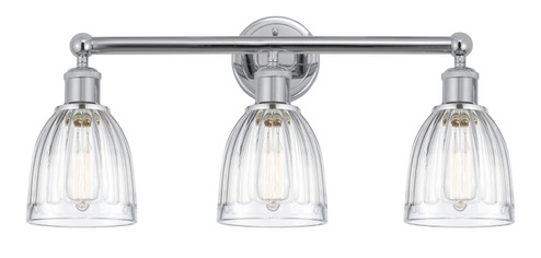Edison Three Light Bath Vanity in Polished Chrome (405|616-3W-PC-G442)