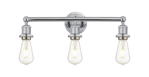 Edison Three Light Bath Vanity in Polished Chrome (405|616-3W-PC)