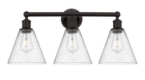 Edison Three Light Bath Vanity in Oil Rubbed Bronze (405|616-3W-OB-GBC-84)