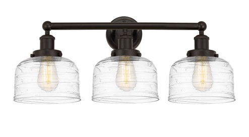 Edison Three Light Bath Vanity in Oil Rubbed Bronze (405|616-3W-OB-G713)