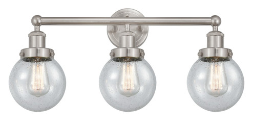 Edison Three Light Bath Vanity in Oil Rubbed Bronze (405|616-3W-OB-G201-6) Edison Three Light Bath Vanity in Oil Rubbed Bronze (405|616-3W-OB-G201-6)