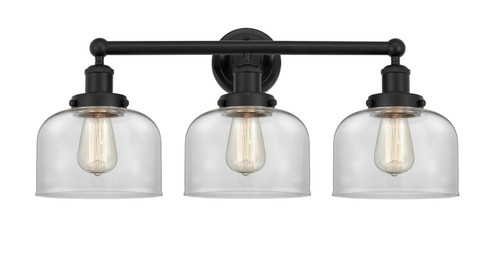 Edison Three Light Bath Vanity in Matte Black (405|616-3W-BK-G72)