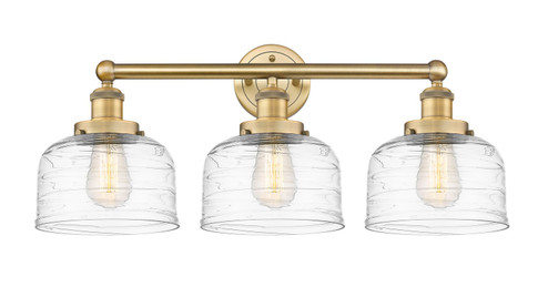 Edison Three Light Bath Vanity in Brushed Brass (405|616-3W-BB-G713)