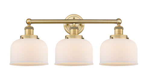 Edison Three Light Bath Vanity in Brushed Brass (405|616-3W-BB-G71)