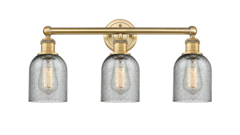 Edison Three Light Bath Vanity in Brushed Brass (405|616-3W-BB-G257)