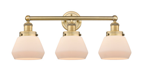Edison Three Light Bath Vanity in Brushed Brass (405|616-3W-BB-G171)