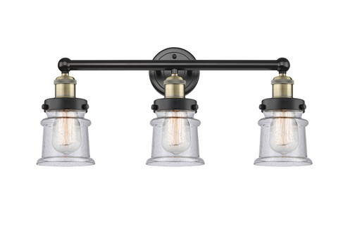 Edison Three Light Bath Vanity in Black Antique Brass (405|616-3W-BAB-G184S)