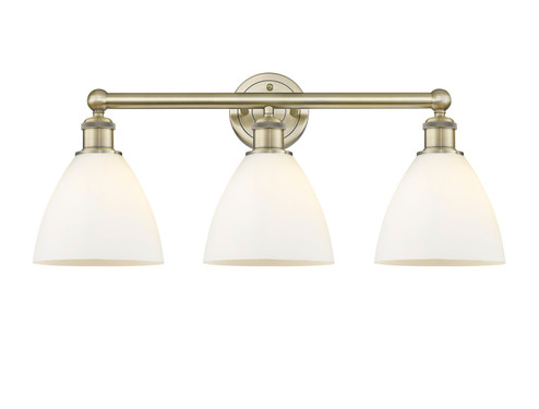 Edison Three Light Bath Vanity in Antique Brass (405|616-3W-AB-GBD-751)