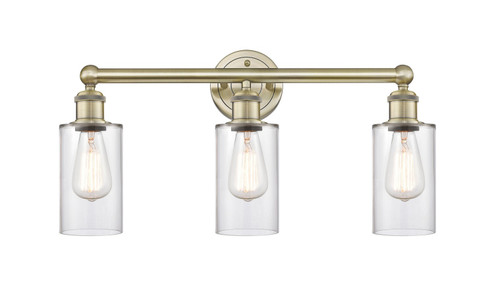 Edison Three Light Bath Vanity in Antique Brass (405|616-3W-AB-G802)