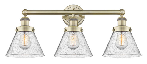 Edison Three Light Bath Vanity in Antique Brass (405|616-3W-AB-G44)