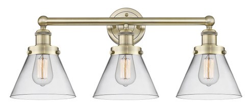 Edison Three Light Bath Vanity in Antique Brass (405|616-3W-AB-G42)