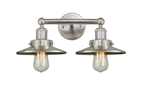 Edison Two Light Bath Vanity in Brushed Satin Nickel (405|616-2W-SN-M2-SN)