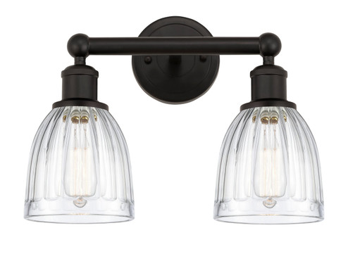 Edison Two Light Bath Vanity in Brushed Satin Nickel (405|616-2W-SN-G442)
