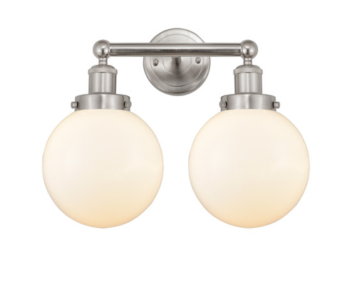 Edison Two Light Bath Vanity in Brushed Satin Nickel (405|616-2W-SN-G201-8)