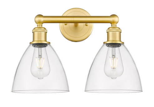 Edison Two Light Bath Vanity in Satin Gold (405|616-2W-SG-GBD-752)