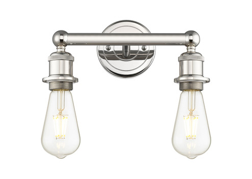 Edison Two Light Bath Vanity in Polished Nickel (405|616-2W-PN)