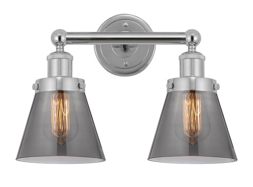 Edison Two Light Bath Vanity in Polished Chrome (405|616-2W-PC-G63)