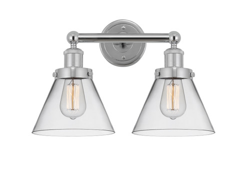 Edison Two Light Bath Vanity in Polished Chrome (405|616-2W-PC-G42)