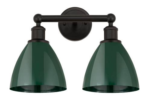 Edison Two Light Bath Vanity in Oil Rubbed Bronze (405|616-2W-OB-MBD-75-GR)